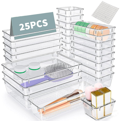 25pcs draw organizer box desk - 25pcs,