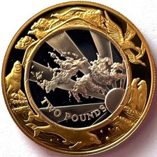 FALKLAND ISLANDS 2 POUNDS 1999