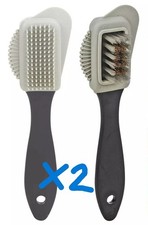 2 Suede Nubuck Brush For UGG & Leather Cleaning Reviving Stain Remover Quality