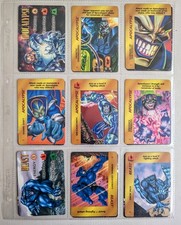 1995 Marvel Overpower Premiere complete set 346 cards + 4 Any Hero Crds UNPLAYED