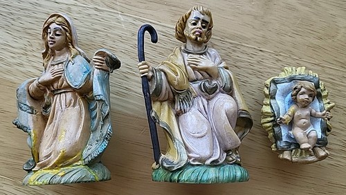 Vintage nativity figures mary - vintage,