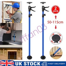 2X ADJUSTABLE DRYWALL PLASTERBOARD BUILDER CEILING EASY SUPPORT PROPS 50-115CM