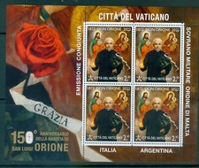 2022 Vatican City  150th Anniversary of the Birth of St. Luigi Orione MNH Sheet