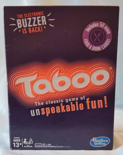 Taboo game unspeakable - of,