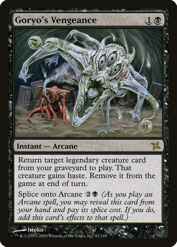 Mtg foil goryo vengeance - goryo's,