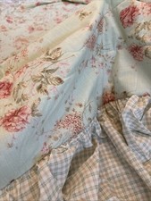 Vintage Dorma Quilted Bed Spread Throw Country Diary Single Cottage Flowers