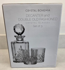 Crystal Bohemia Decanter And