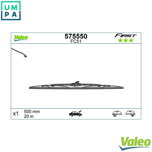 Wiper blade 575550 for ford - blade,
