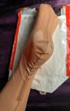 Silver Joy Vintage Fully Fashioned Seamed Stockings S/M Brand New Nude