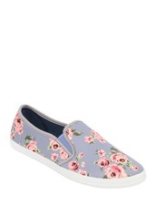 Ladies Canvas Slip-On Shoes In