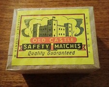 Vintage  Full Matchboxes X 12 Sealed "Old Castle"1950's 