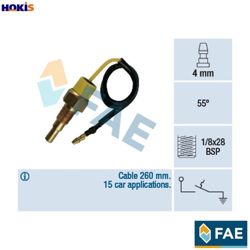 Temperature switch coolant - temperature,