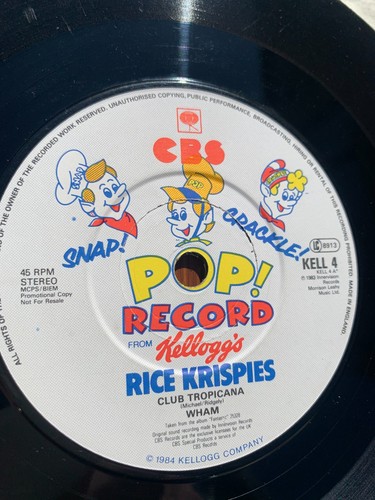 Wham club tropicana vinyl - 7",