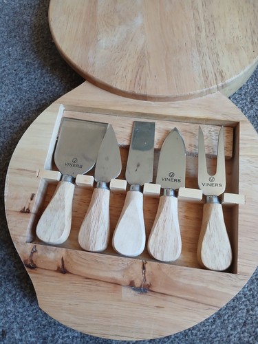 Viners piece cheese - piece, knife