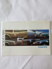 Volvo Range brochure 1989, UK Issue inc 240, 340, 360, 740, 760, 480 ES