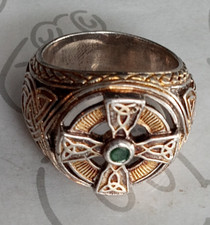 Celtic Cross Trinity Ring