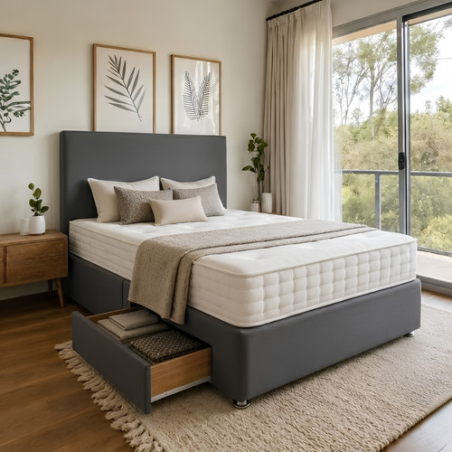 Reinforced divan bed memory - divan,