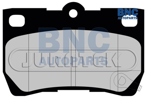 Rear brake pads set - set, of
