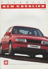 CAR BROCHURE: VAUXHALL CAVALIER - 1988 (STANDARD/L/GL/CD/4x4/SRi/GSi 2000)