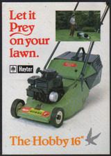 Hayter Hobby 16" Pedestrian Lawn Mower Brochure Leaflet