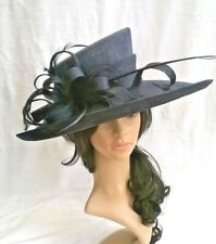 Navy Blue Wedding Hat .New Occasion races..formal hat.mother of the bride Races