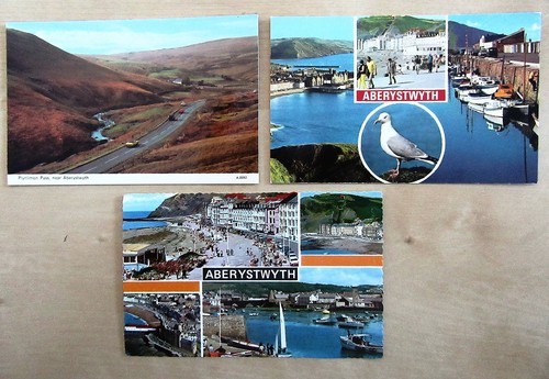Aberystwyth wales postcards - aberystwyth,