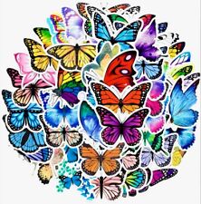 50 Butterfly Stickers -