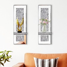 Serena silver mirrored - silver,