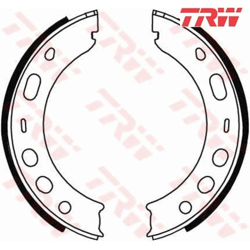 Brake shoe set parking - brake,