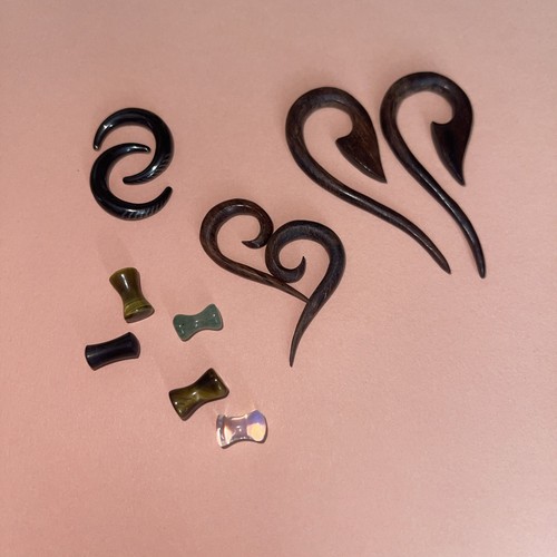 4mm ear gauges job lot - ear,