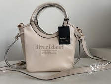 River island crossbody shoulder bag cream new with tags
