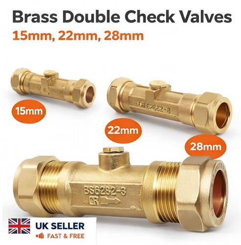 Brass double check valves - valves,