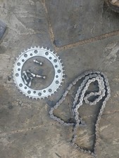 HONDA NT400 NT BROS 400 NC25 88-92 REAR SPROCKET CHAIN AND BOLTS 