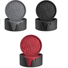 Holder Silicone Coasters Non-slip Cup Mats Pad Drinks Table Glasses 1/6/10X