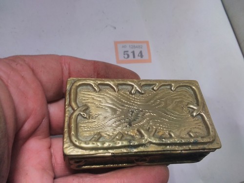 Brass box vintage - vintage, item