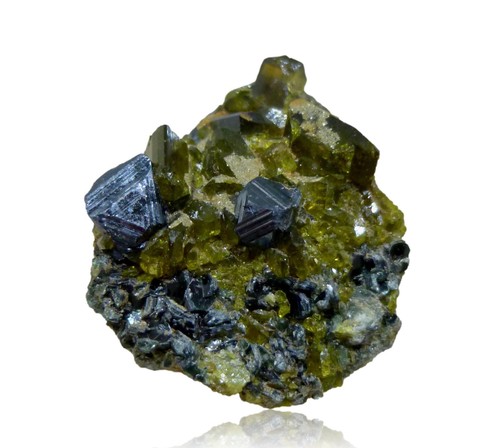 Rare magnetite diopside - magnetite,