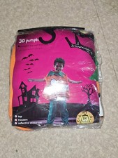 Wilkinson Halloween Kids 3D Punpkin Costume Size 4-5years New In Packaging
