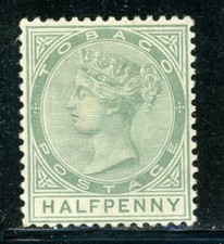 TOBAGO 15 SG20 MH 1886 1/2p