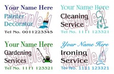 Business Cards Cleaner Ironing