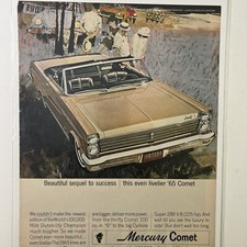 Vintage Print ad 1965 MERCURY