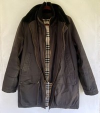 BURBERRY London Wax ELTON Cotton Field Jacket. Nova Check Medium