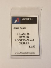 OO Gauge 4mm A1 Models Etched Roof Fan & Grille Hornby / Heljan Class 35 Hymek