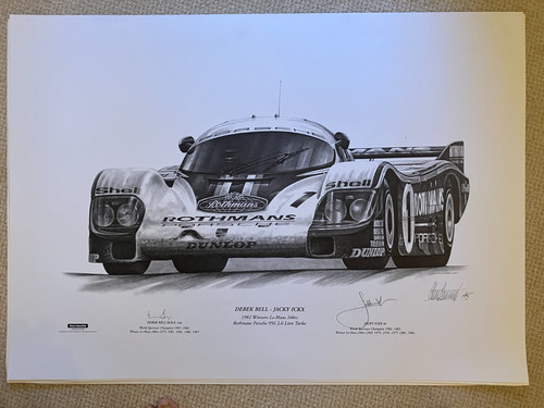 Hand signed jackie ickx and - signed,