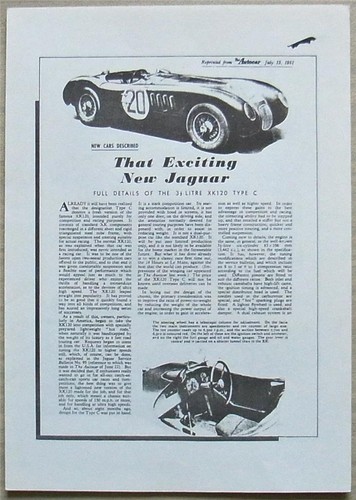 Jaguar litre xk120 - jaguar, 3