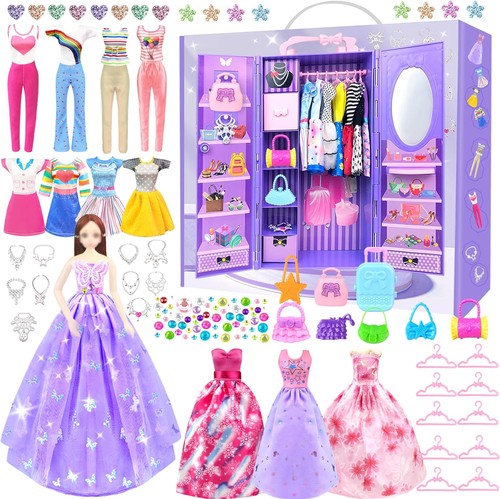 65pcs doll clothes - doll,