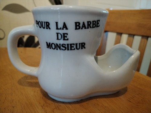 Decorative french shaving - french, mug