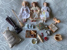 Dolls house victorian dressed - house,