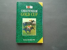 RACECARD: CHELTENHAM GOLD CUP THURSDAY 12TH MARCH 1992