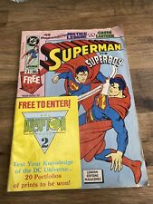 Vintage DC Superman vrs Superboy Comic April 1989 