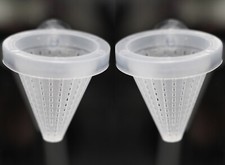 2 x Aquarium Worm Feeding Cones Frozen or Live Bloodworm Tubifex Glass worm